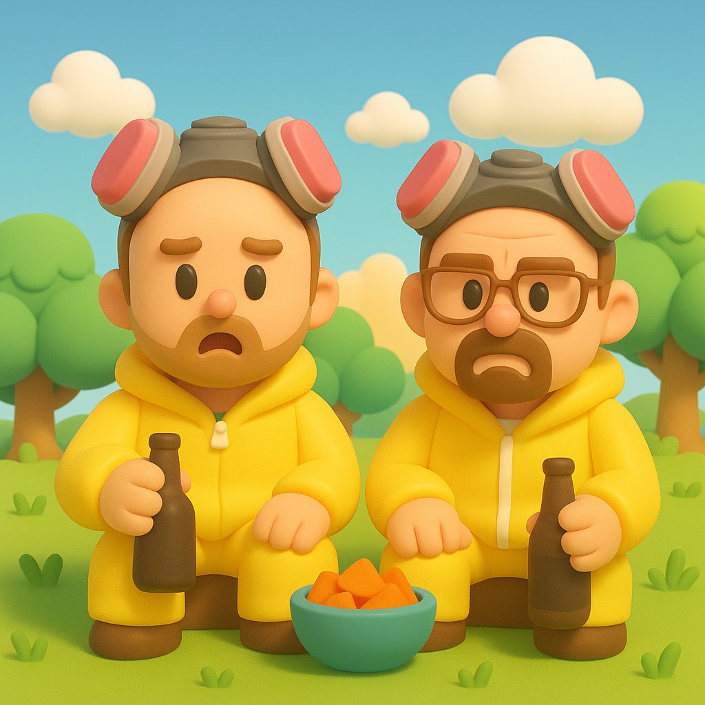 任天堂风格的3D卡通插画