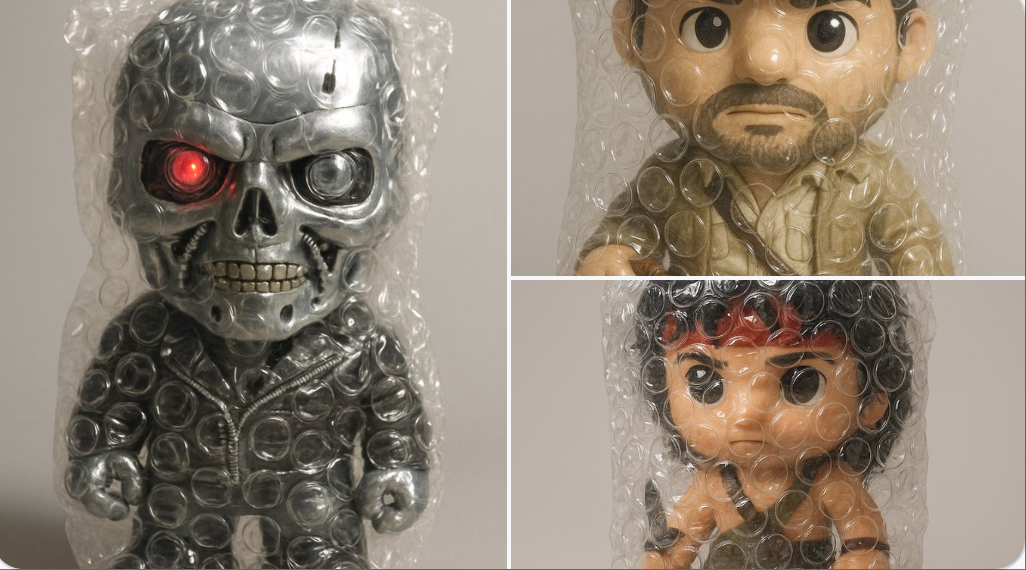 用气泡膜覆盖表情符号