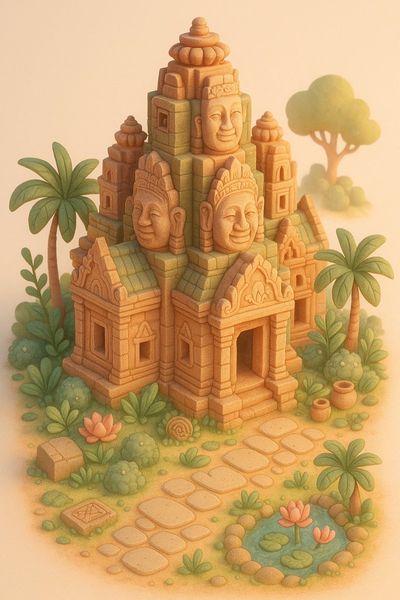 经典的微型玩具风格