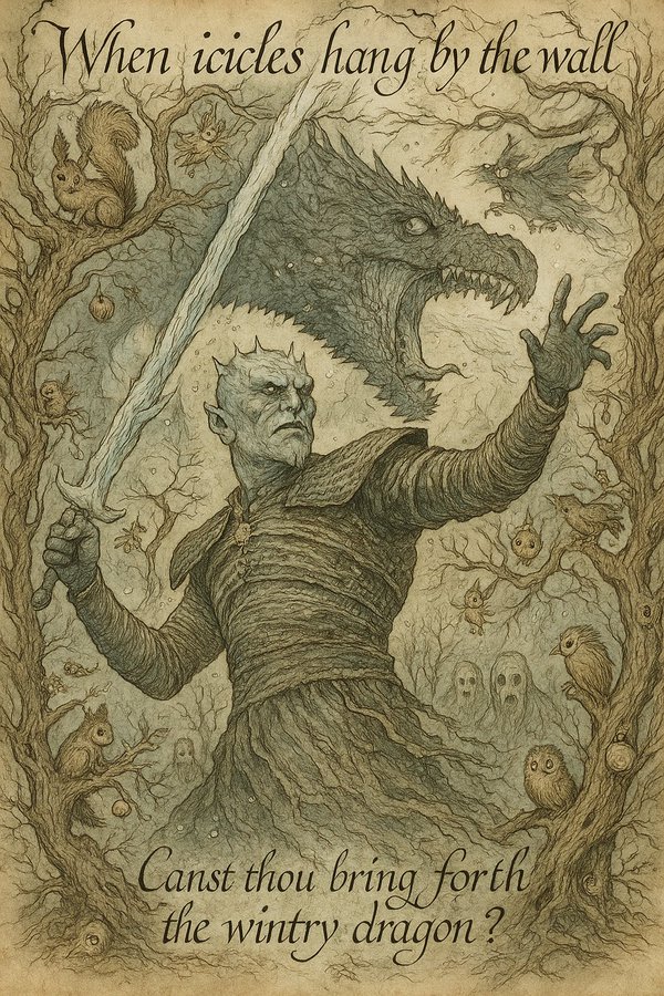 20世纪20年代亚瑟·拉克姆风格的童话插画