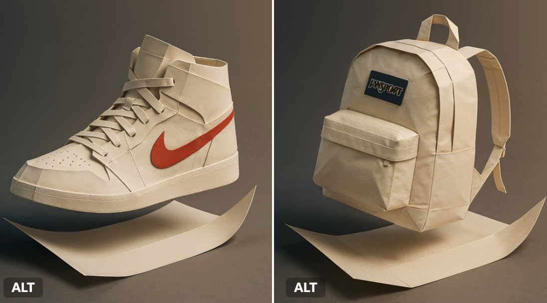 品牌平面纸风格