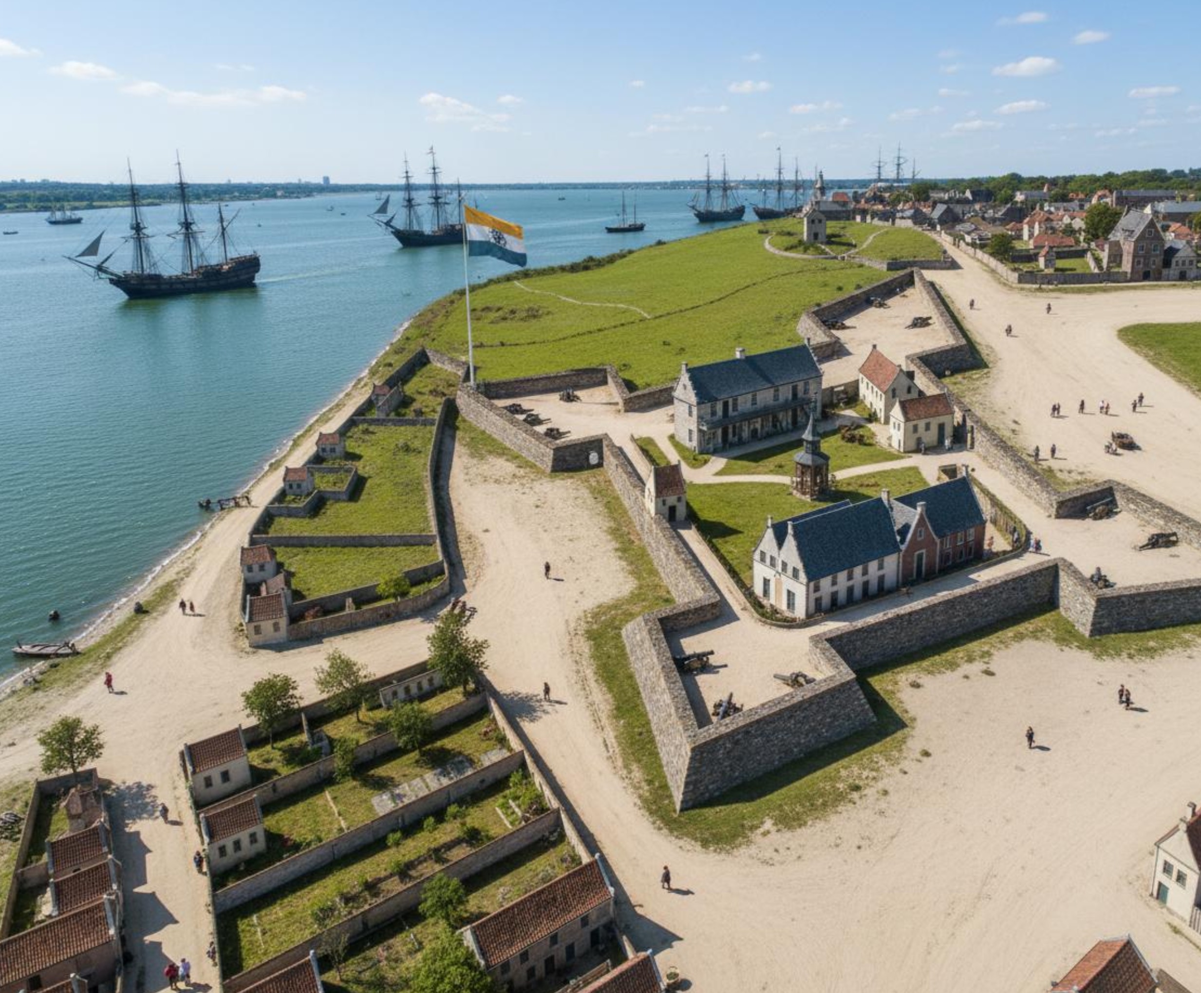 古老地图生成古代场景