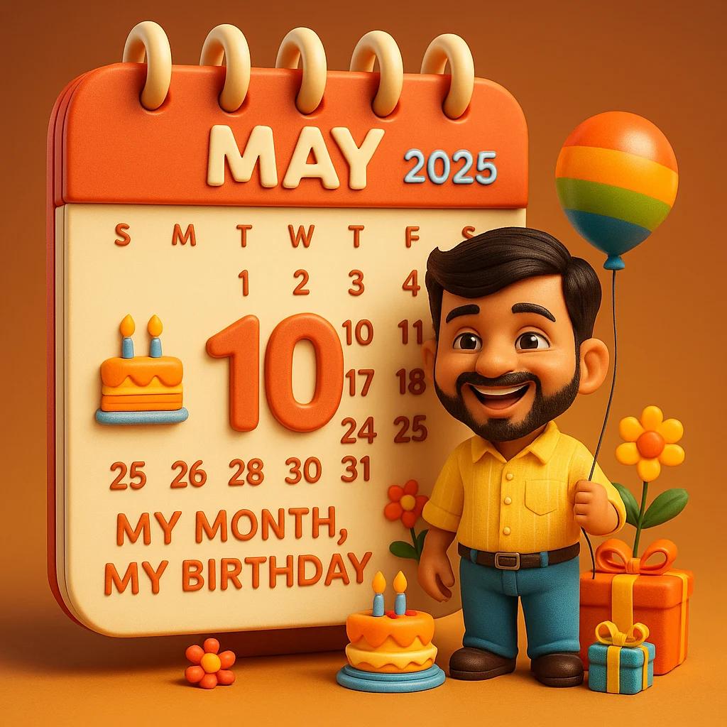 使用GPTAI打造个性化2025生日主题3D插图