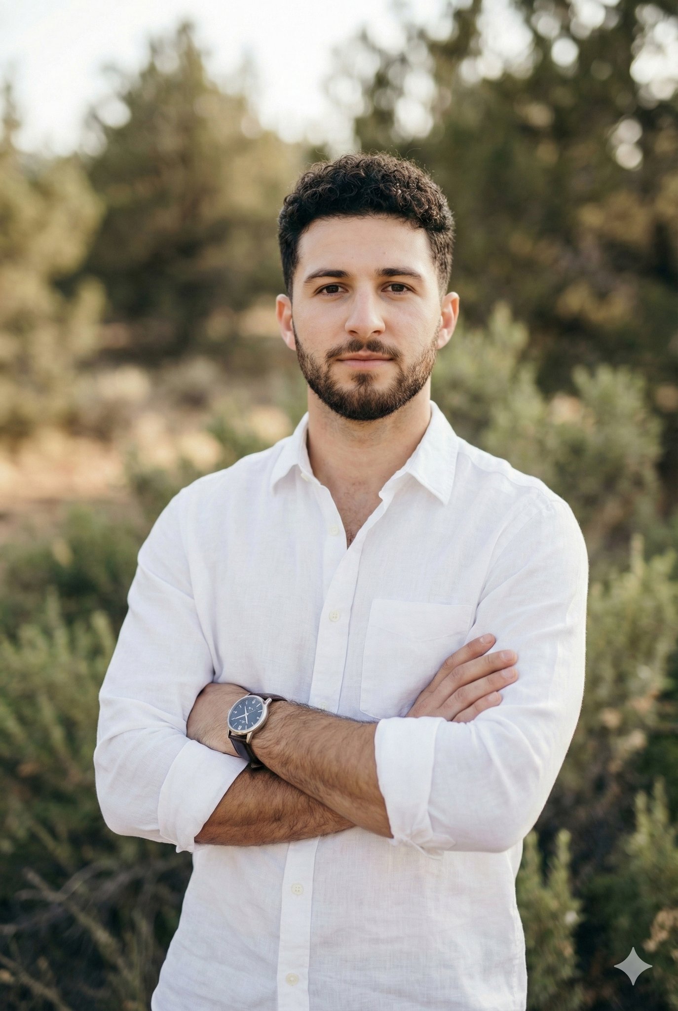 { "scene type": "outdoor portrait", "composition": { "framing...