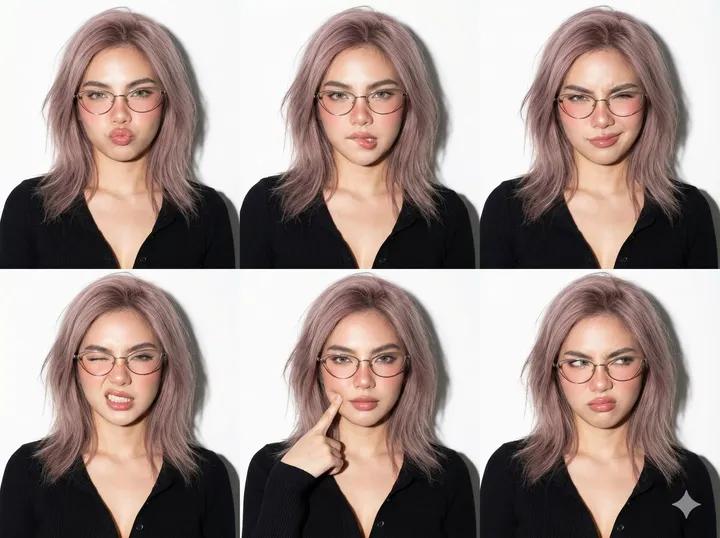 A professional photo collage in a 2x3 grid layout featuring s...