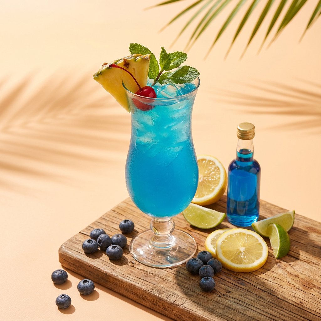 A high end studio photograph of a [YOUR COCKTAIL], shot from...