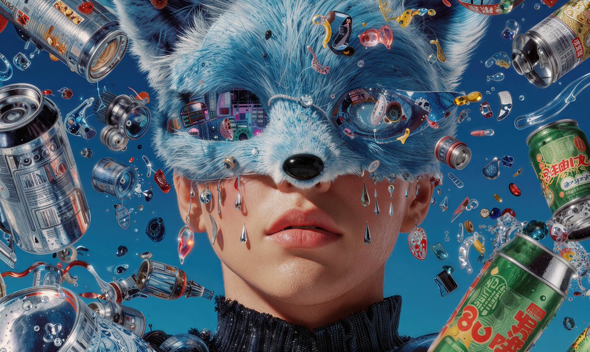 She opens her eyes and sees products orbiting her like memori...