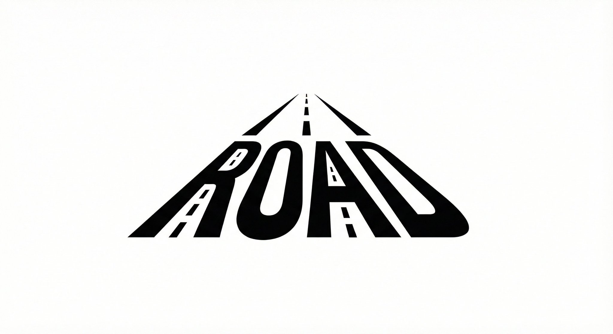 A minimalist logo design where the word "[WORD]" is transform...