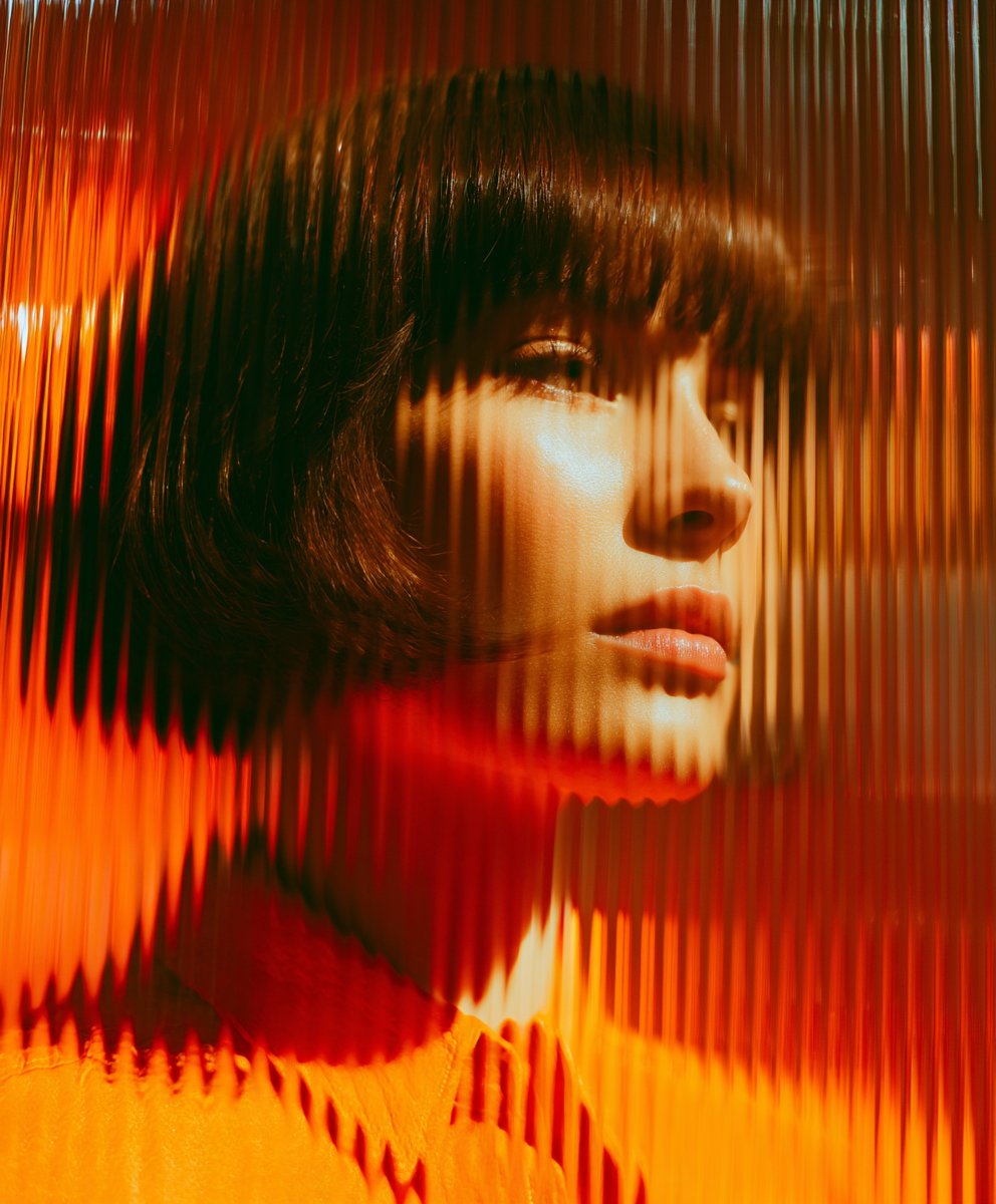 portrait of a [SUBJECT DESCRIPTION], photographed entirely th...