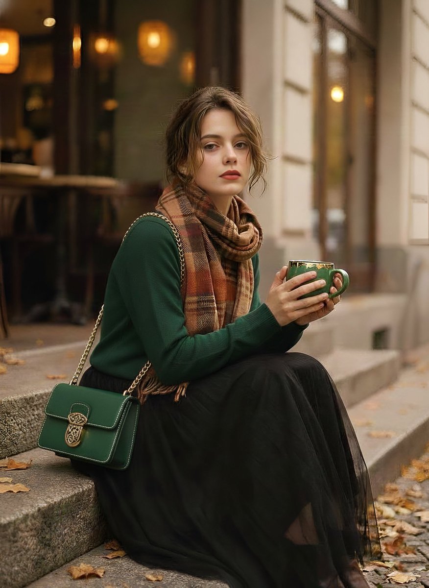 "image generation prompt": "Aesthetic 1970s inspired fashion...