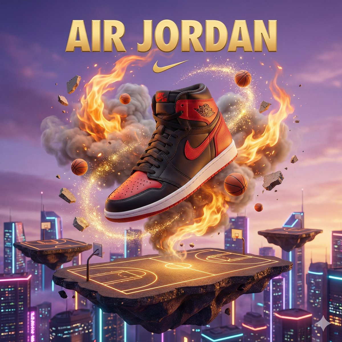 High end 3D advertising poster for [INSERT PRODUCT NAME]. A r...