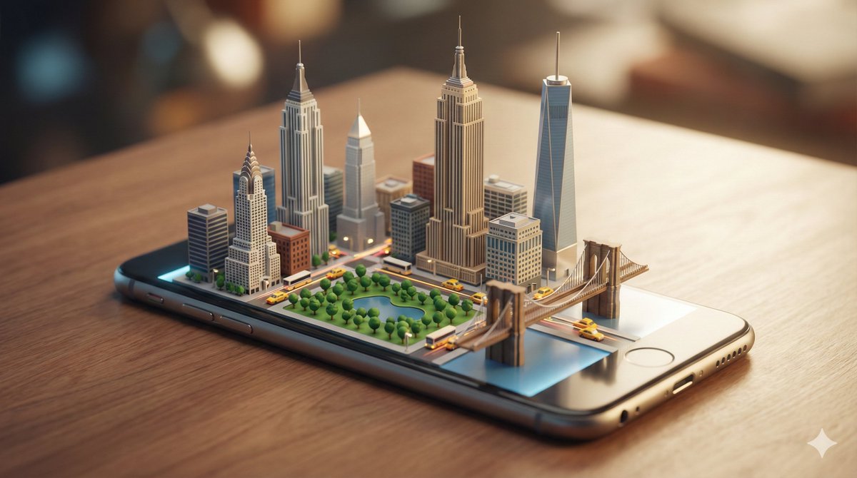 Create a stylized miniature 3D diorama viewed from a 45 degre...