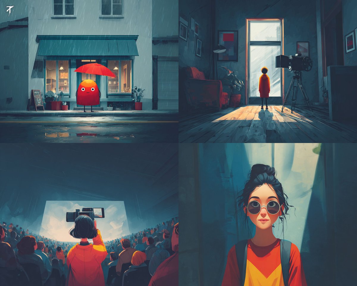 This SREF gives a moody cinematic illustration style.