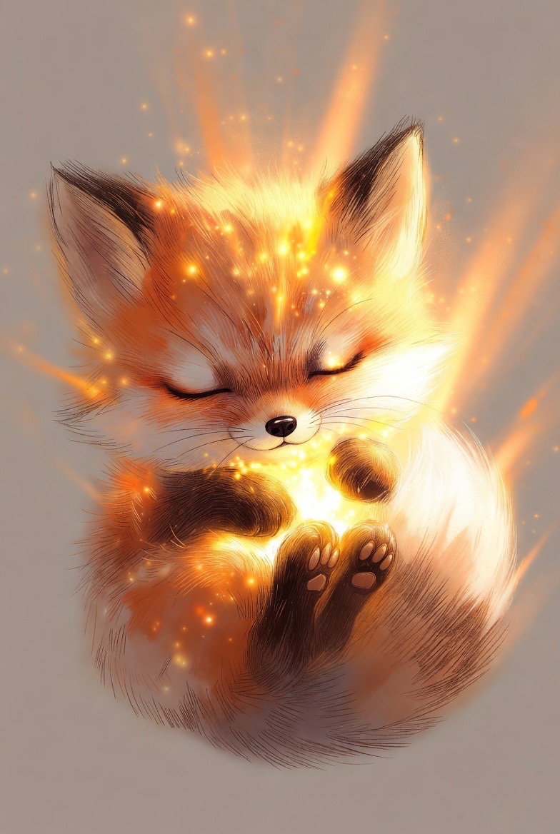 name: "Whimsical Sketch with Magical Golden Glow Prompt Gener...