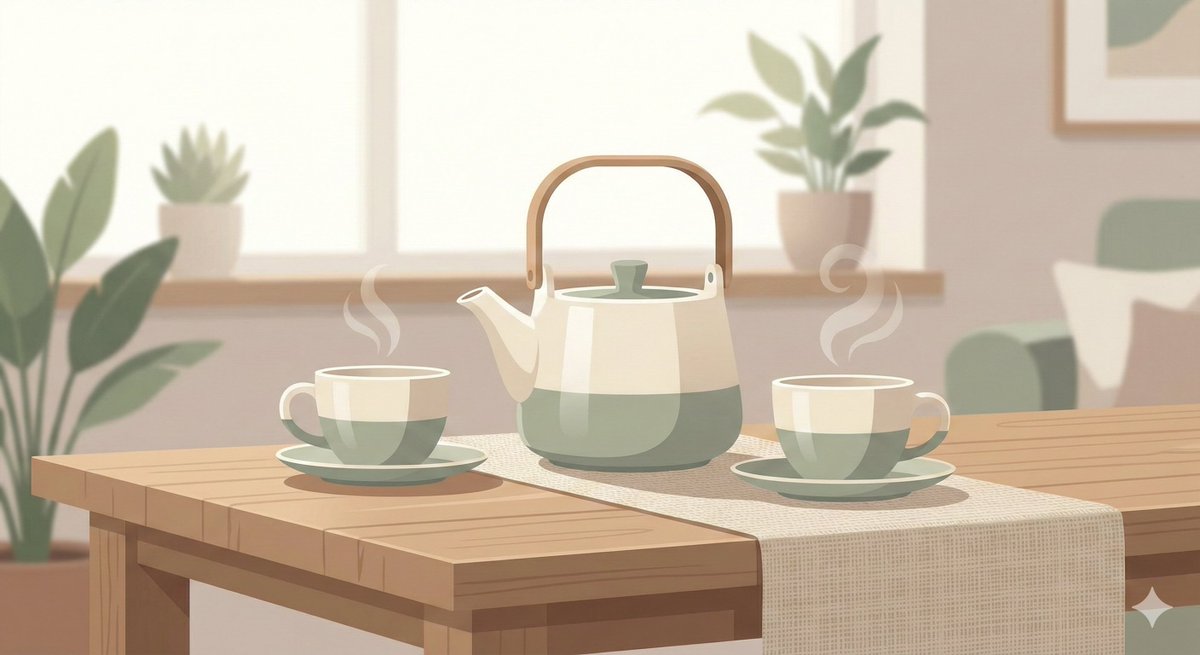 Scandinavian style minimal illustration of [SUBJECT], muted p...