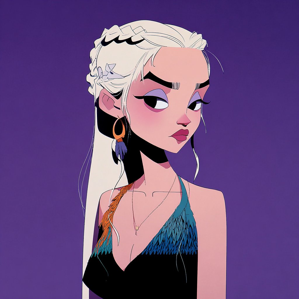 I’m sharing this Midjourney style reference for flat illustra...