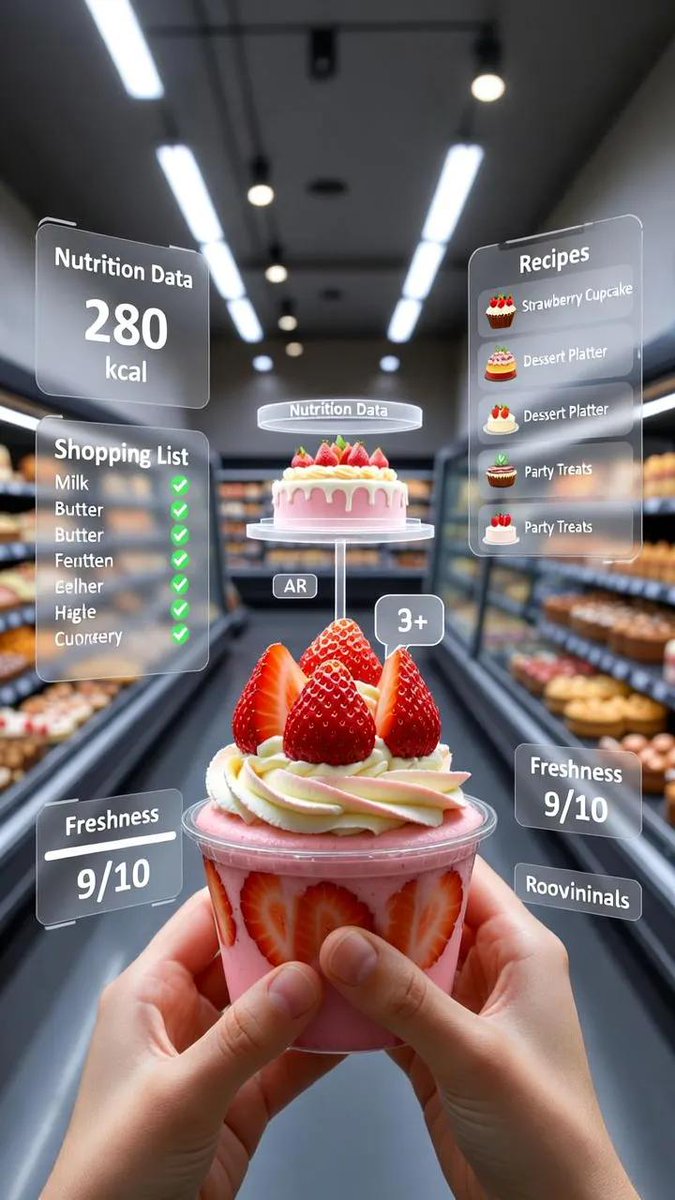 A first person point of view (POV) shot inside a modern super...