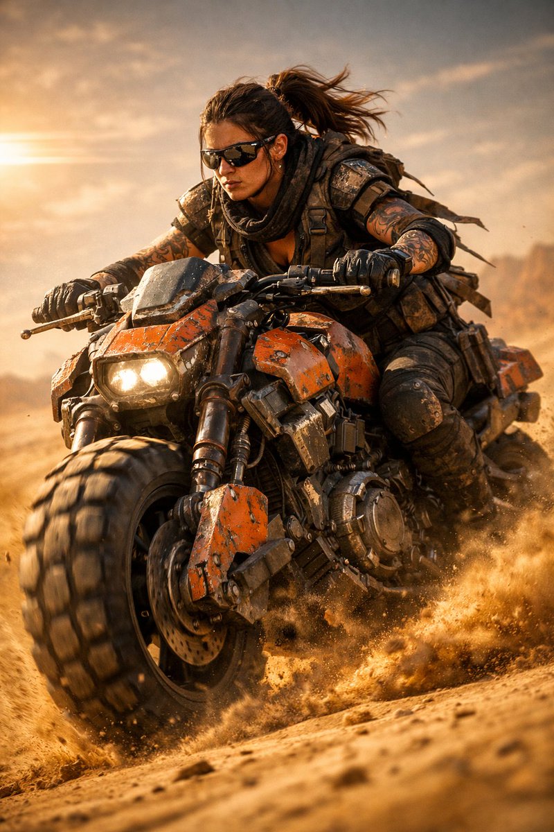 Use the uploaded picture to create a cinematic sci fi scene o...