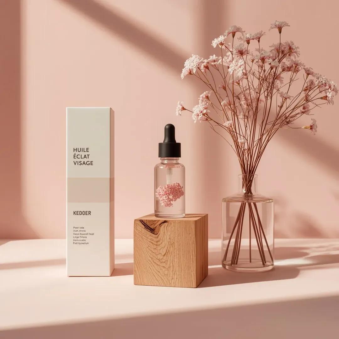 Ultra realistic minimalist studio product photography of a sm...