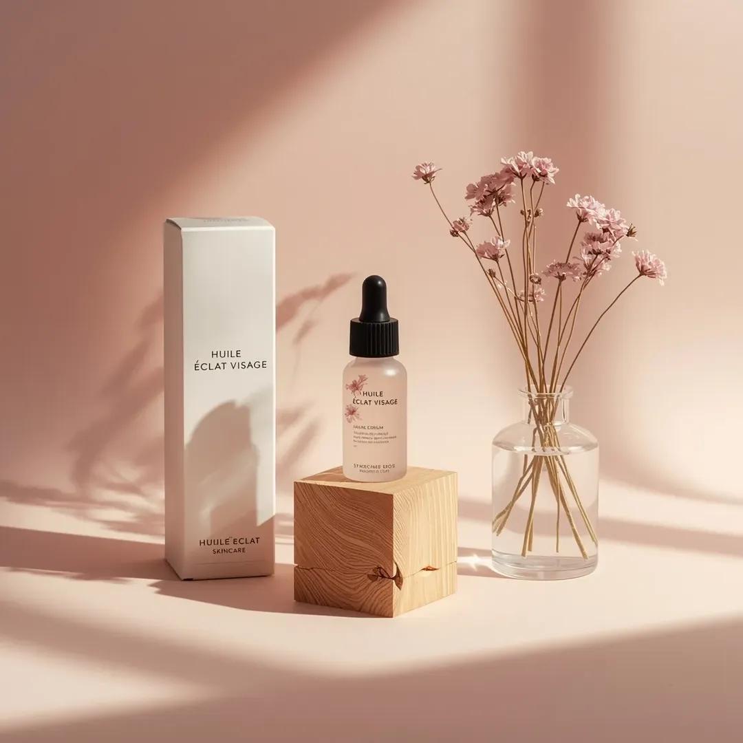 Ultra realistic minimalist studio product photography of a sm...