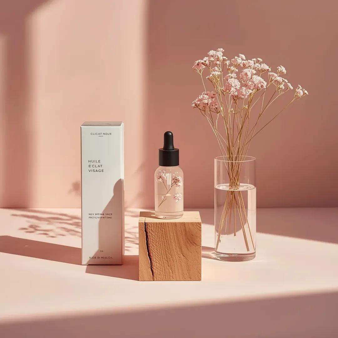 Ultra realistic minimalist studio product photography of a sm...