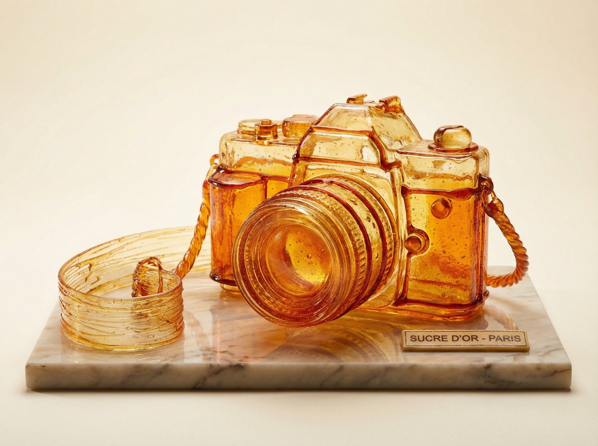 A [PRODUCT] rendered as if built entirely from pulled and blo...