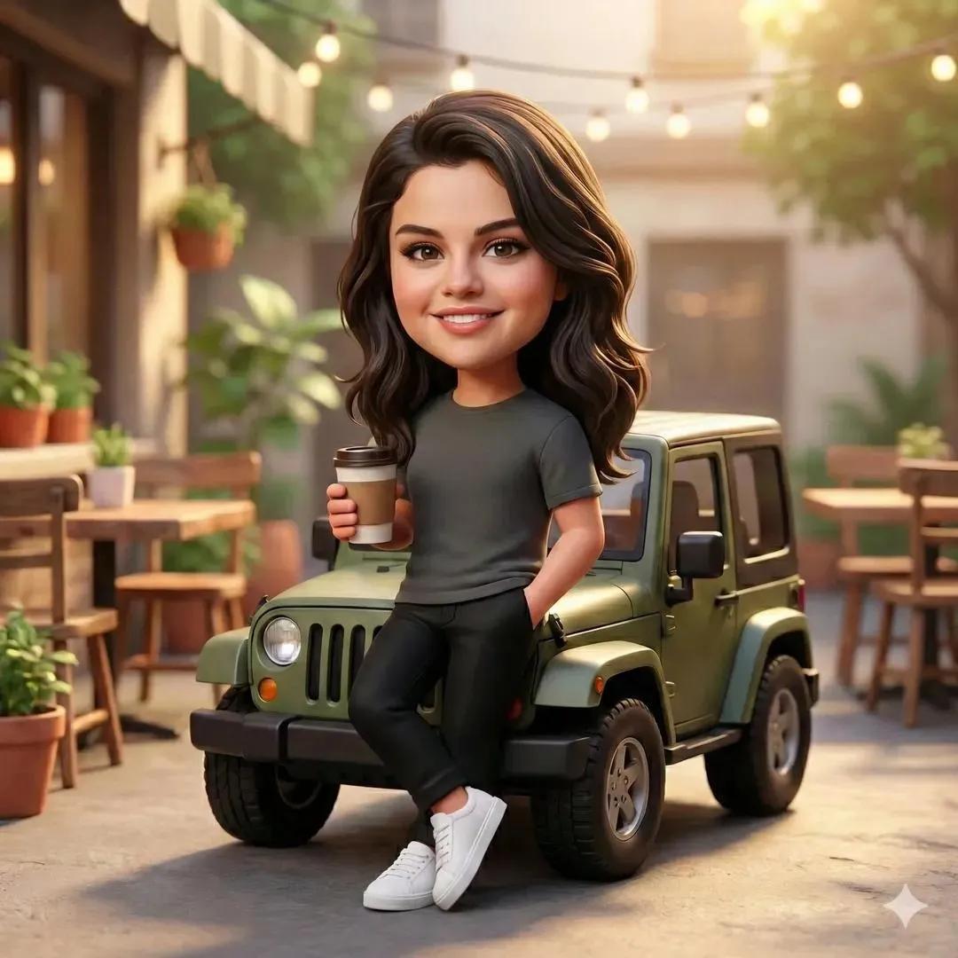 Ultra detailed 3D chibi style character with a big head and e...