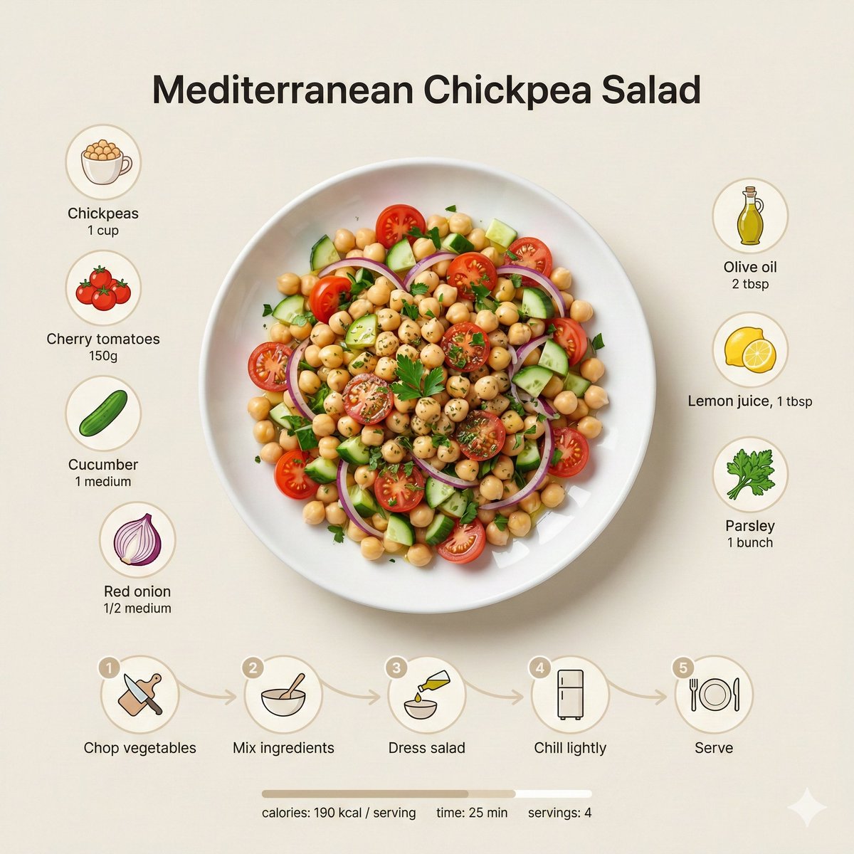 "style": "Minimalist modern recipe infographic",
