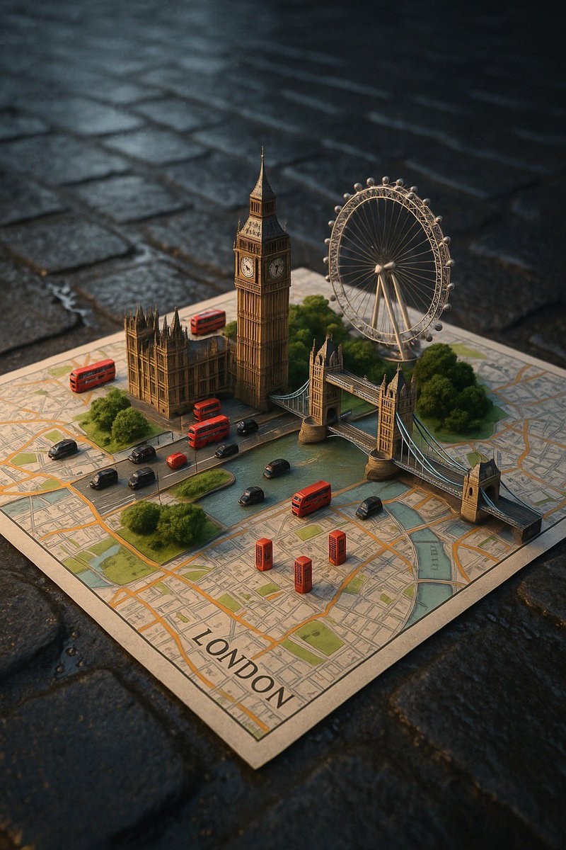 A street style map of [CITY NAME] placed on a {MAP SURFACE},...