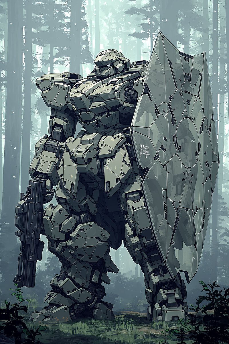 I also love massive mechs like this one.