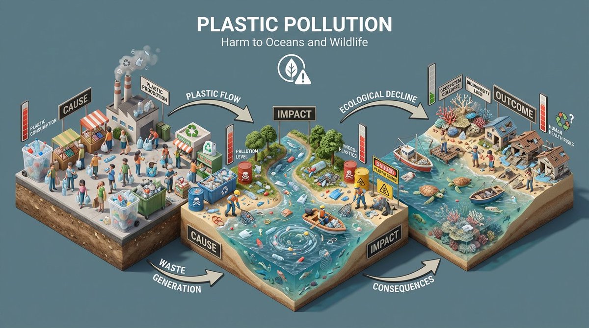 “Build an isometric miniature 3D diorama explaining the envir...