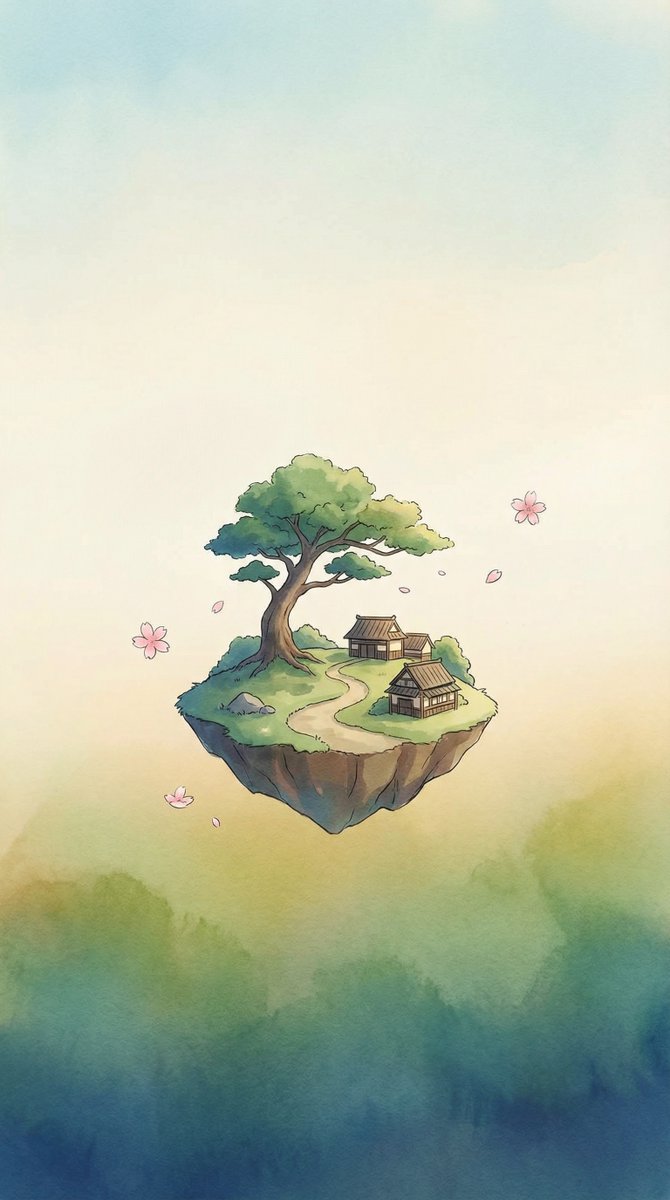 Make a beautiful 9:16 wallpaper. Leave natural negative space...