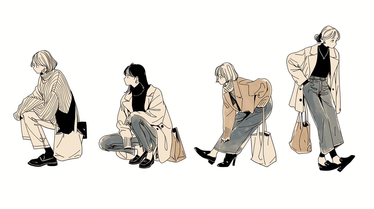 デザイナーさん、SNSアイコンで他と差別化したいならこんなファッション風イラストどう??