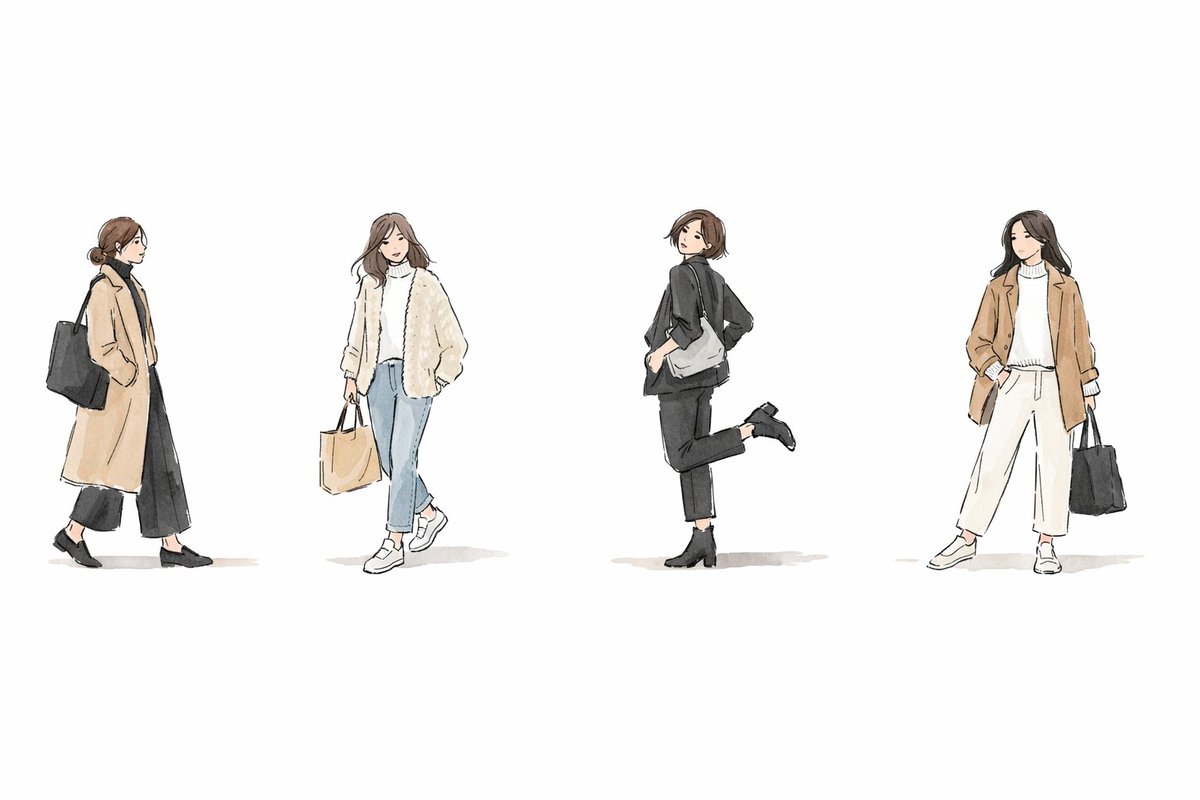 デザイナーさん、SNSアイコンで他と差別化したいならこんなファッション風イラストどう？？