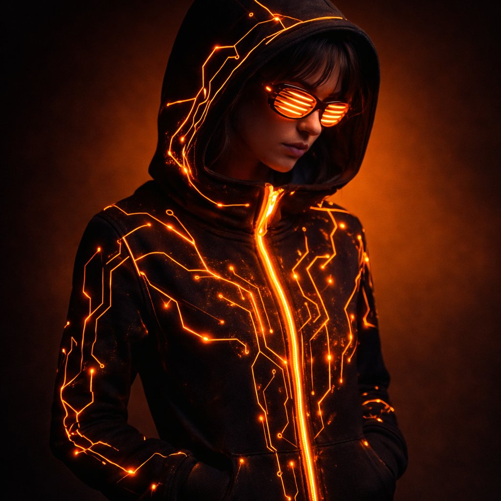 Ultra realistic cinematic studio portrait using provided pers...