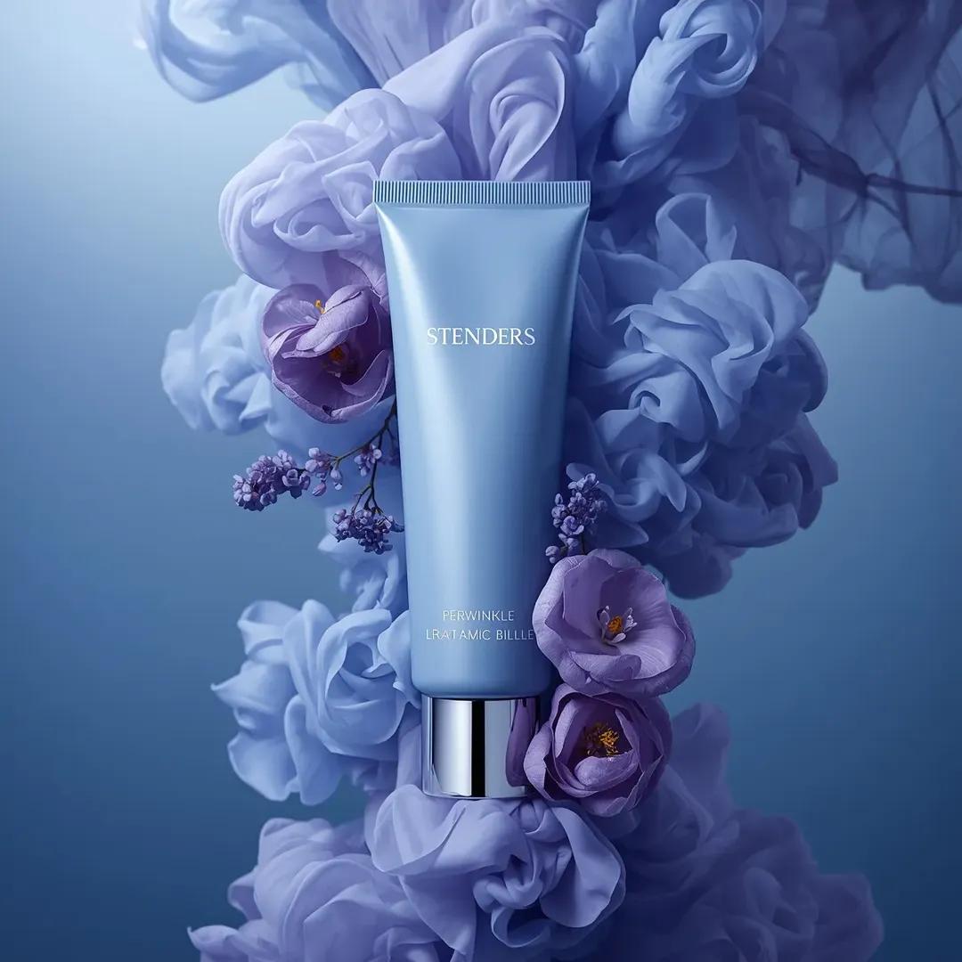 Ultra realistic luxury cosmetic product photography in a dram...