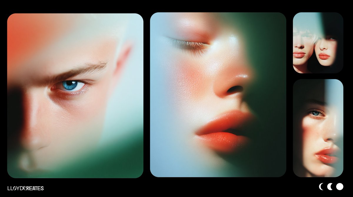 Fever Dream 🟢💙 Midjourney Sref Blend