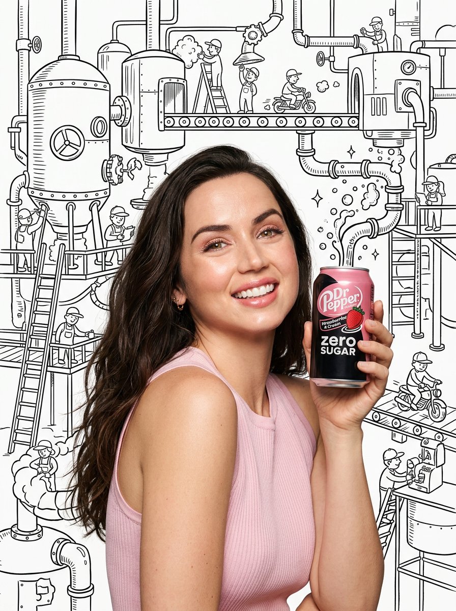 "prompt": "A high quality realistic photograph of Ana de Arma...