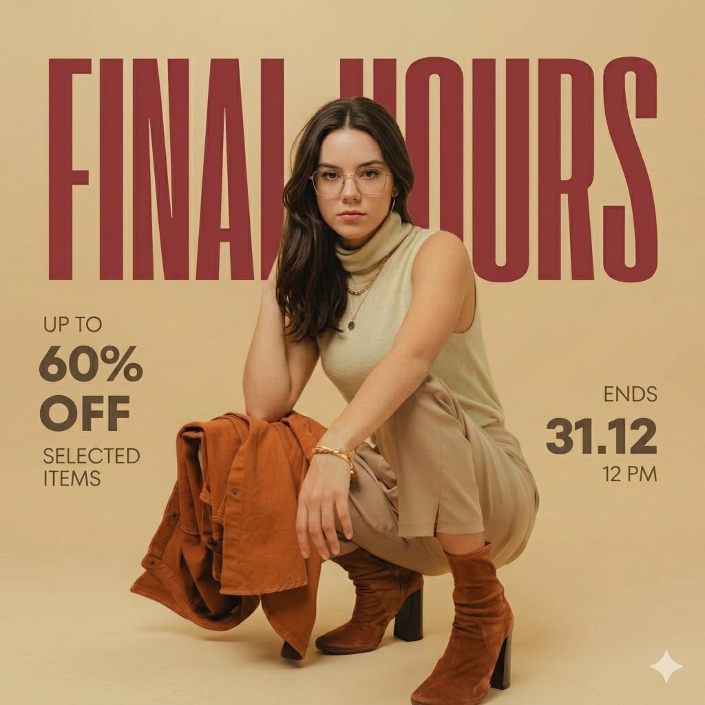 Ultra realistic fashion advertisement poster, minimalist edit...