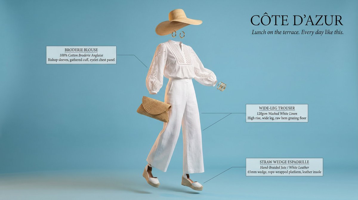 Complete [STYLE] outfit floating in its exact worn position a...