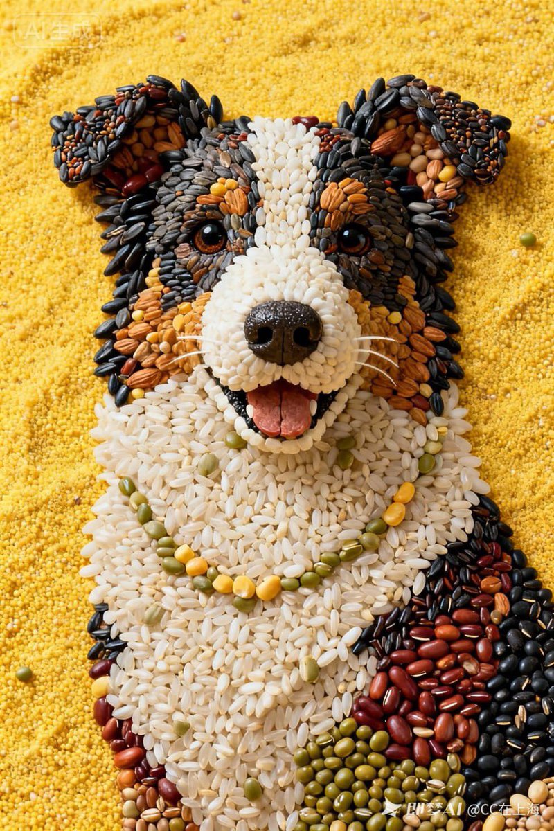 A masterpiece by a world renowned master of grain painting, i...