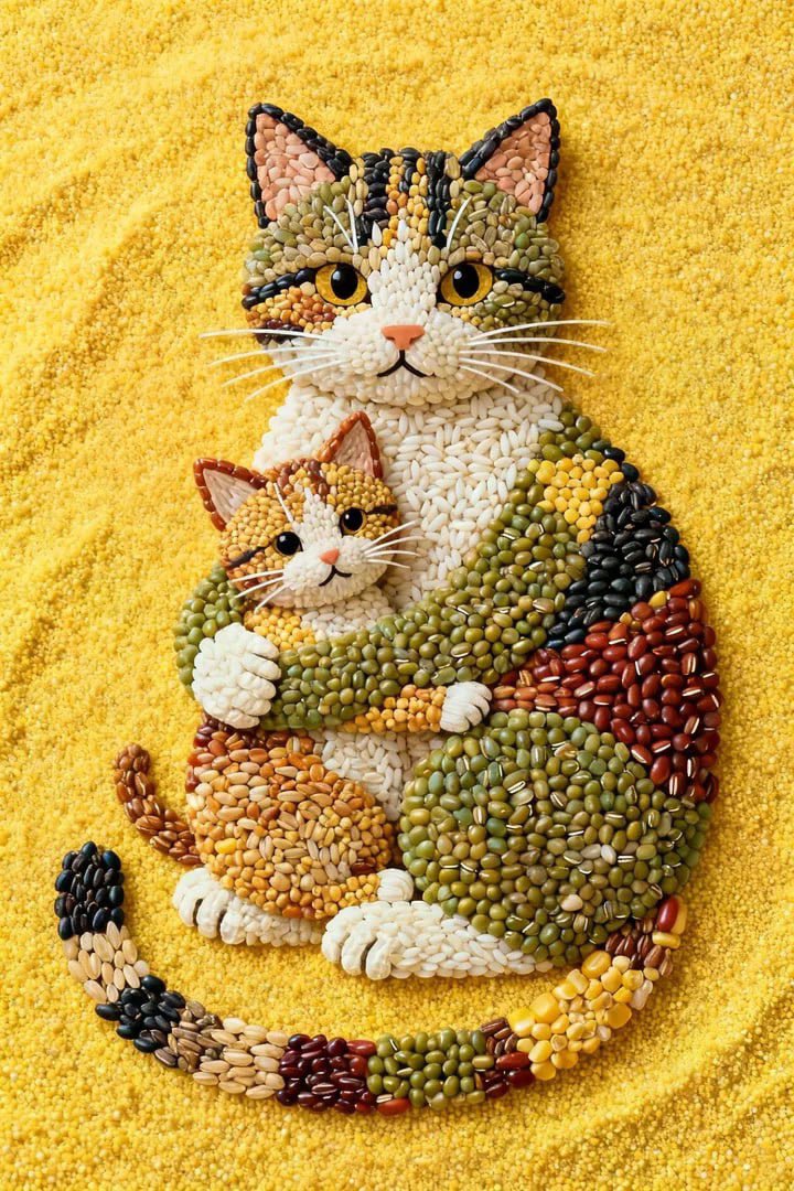 A masterpiece by a world renowned master of grain painting, i...