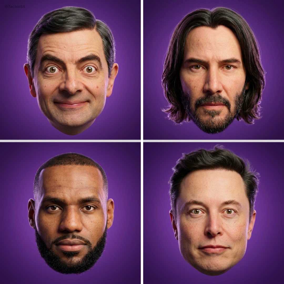 Ultra detailed stylized 3D portrait using the provided refere...