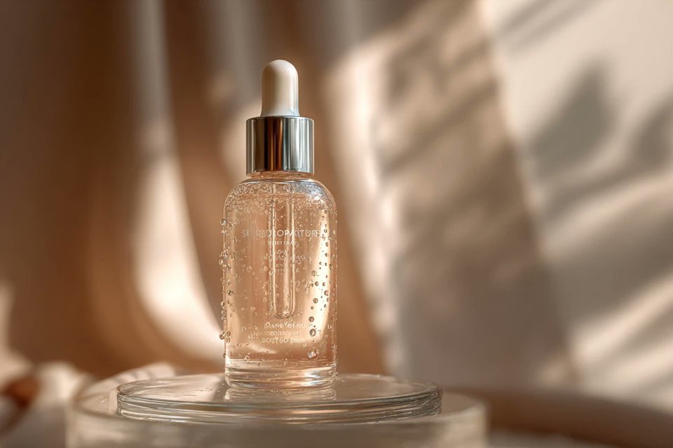 studio shot of [PRODUCT], placed on a [background], surrounde...