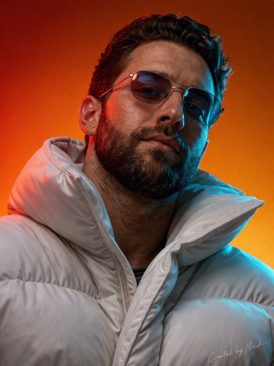 Create an ultra photorealistic cinematic portrait of a man vi...