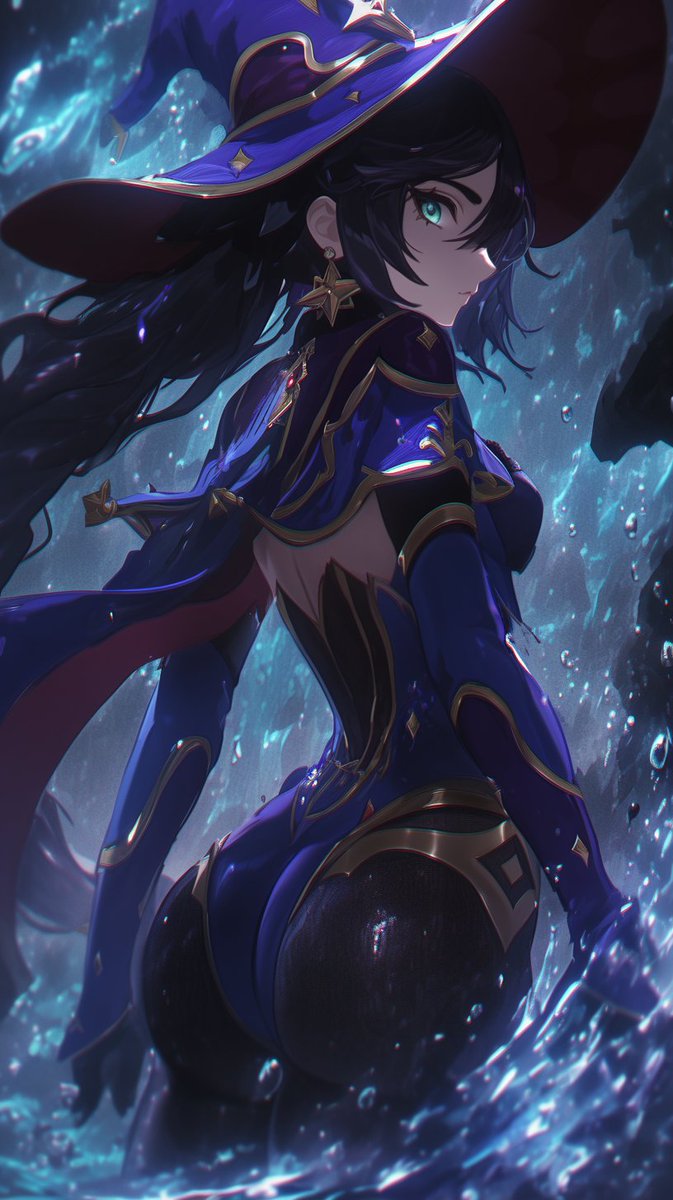 GenshinImpact mona Midjourney Mona https://t.co/QyhKdqnRye