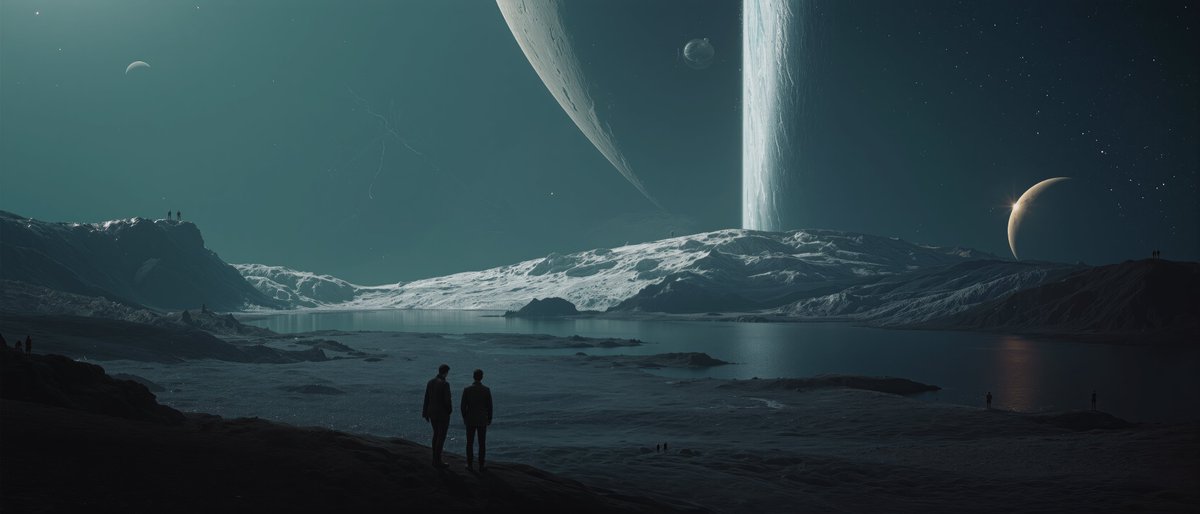 Twilight hours on the other planet