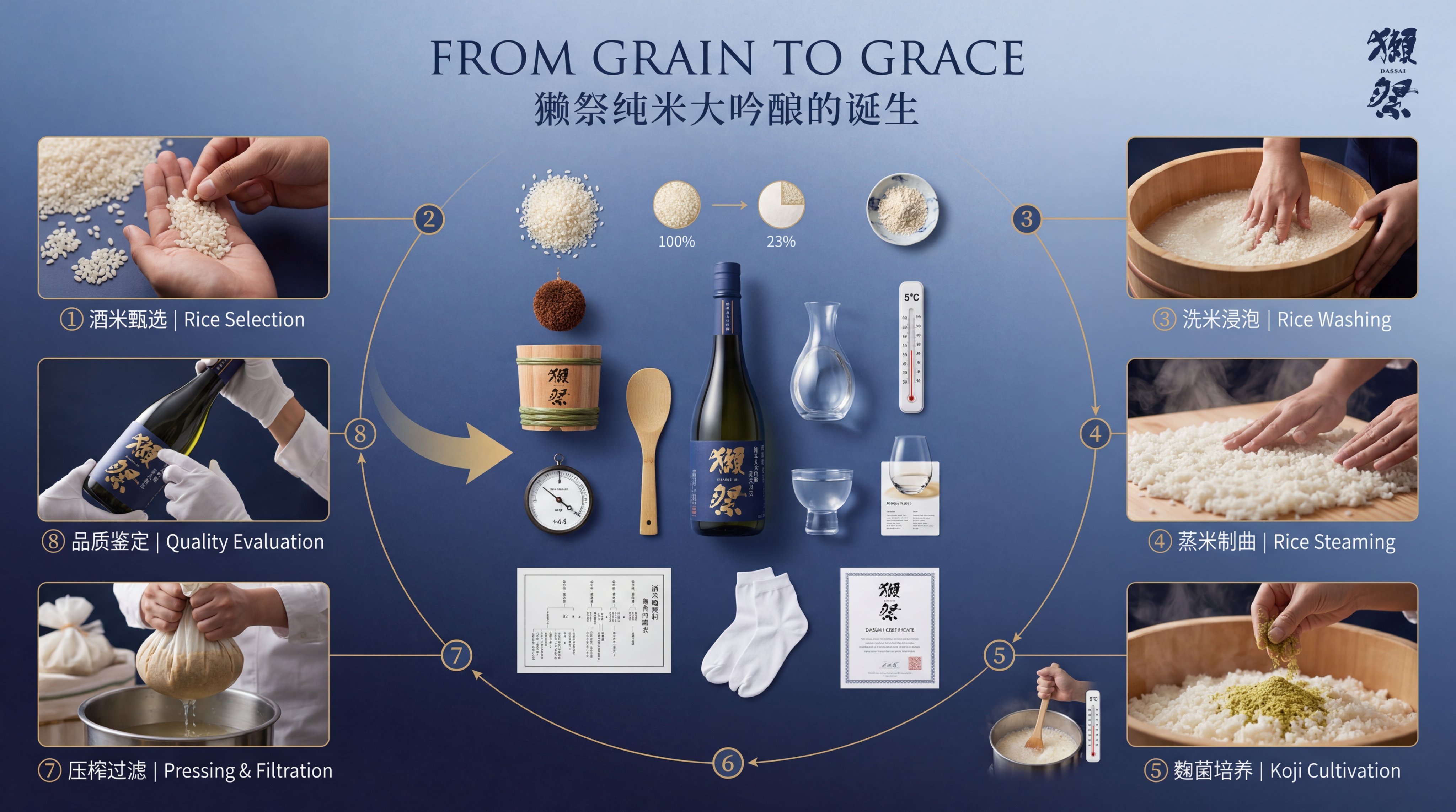 品牌全流程信息图设计:完整旅程叙事与工艺呈现