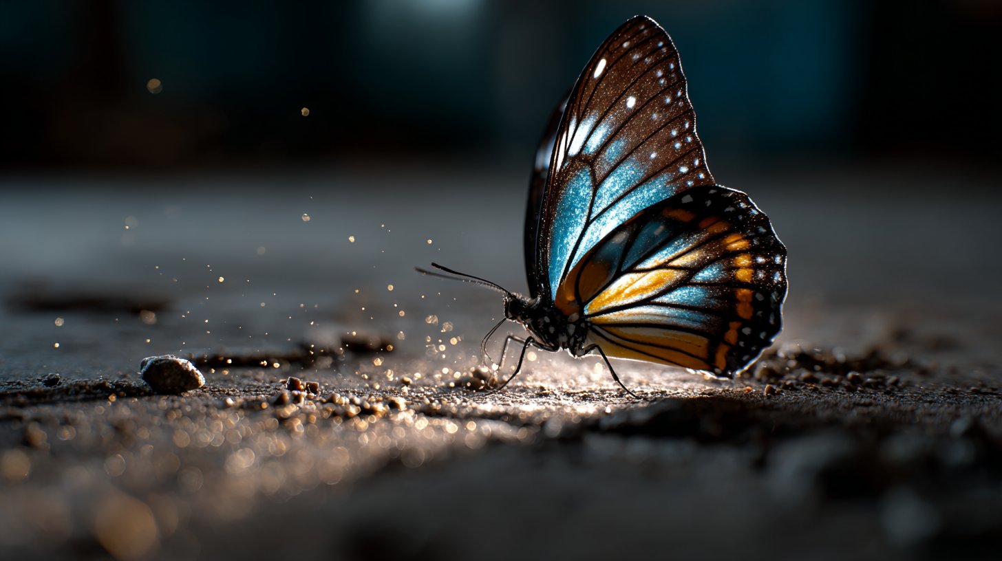 Midjourney V7人像拍摄提示：动态动物微距与电影光影