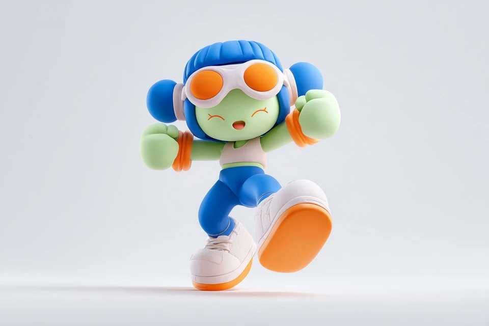 可爱3D渲染提示词分享